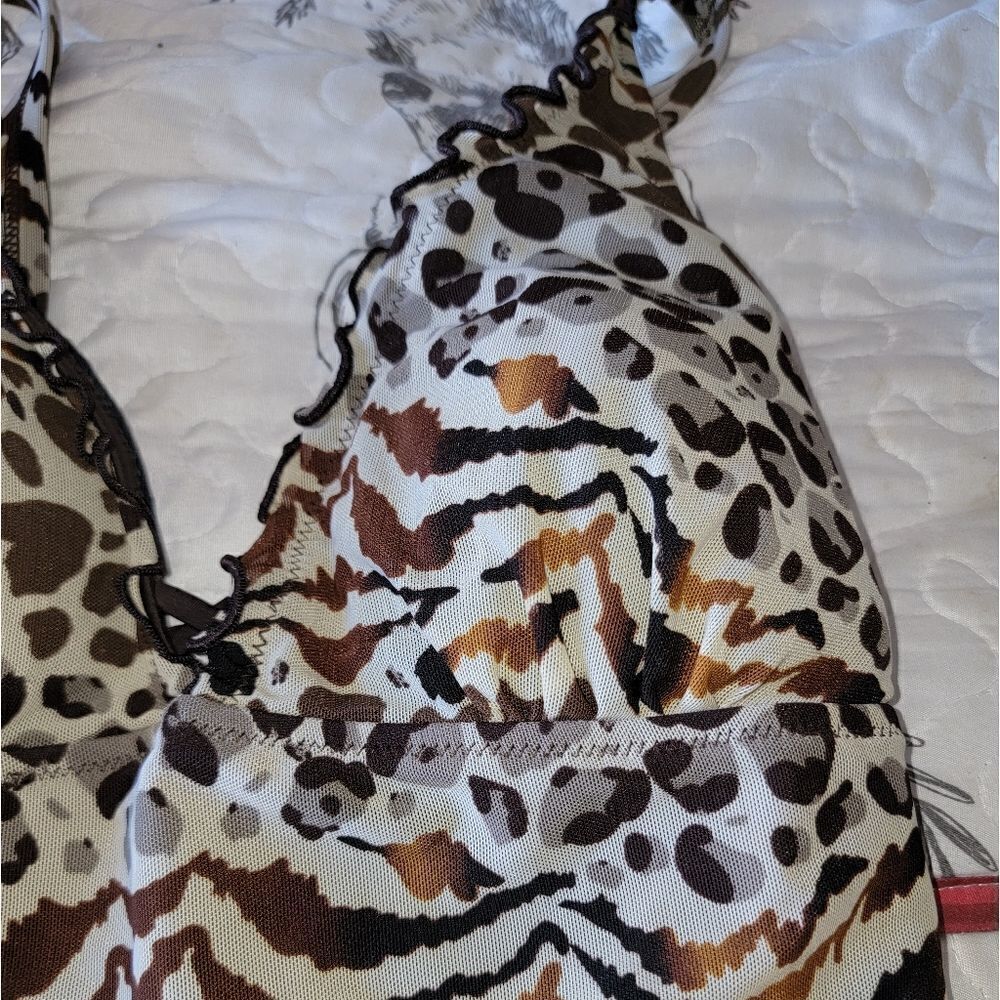 Profile animal print tankini top (xs) - Picture 2 of 6